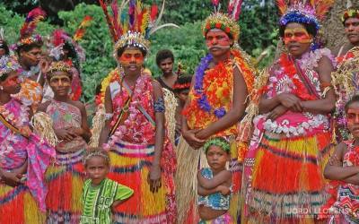 Ceremony of circumcision on the island of Tanna